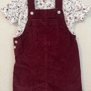 GAP Maroon Corduroy Kids Overalls